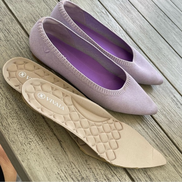 Vivaia Aria 5 Pointed Toe Ballet Flat Womens Size 8.5 (39.5 EU) - Picture 8 of 9